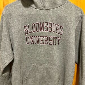 Vintage Gray Bloomsburg University Hoodie